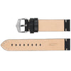 Hirsch Ranger Black Leather Watch Strap-Holben's