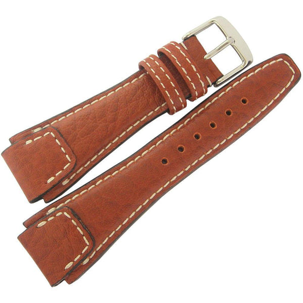 RIOS1931 Nature Buffalo Leather Watch Strap Cognac-Holben's