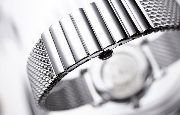 Staib 2792 Polished Stainless Steel Milanese Mesh Watch Bracelet - Holben's