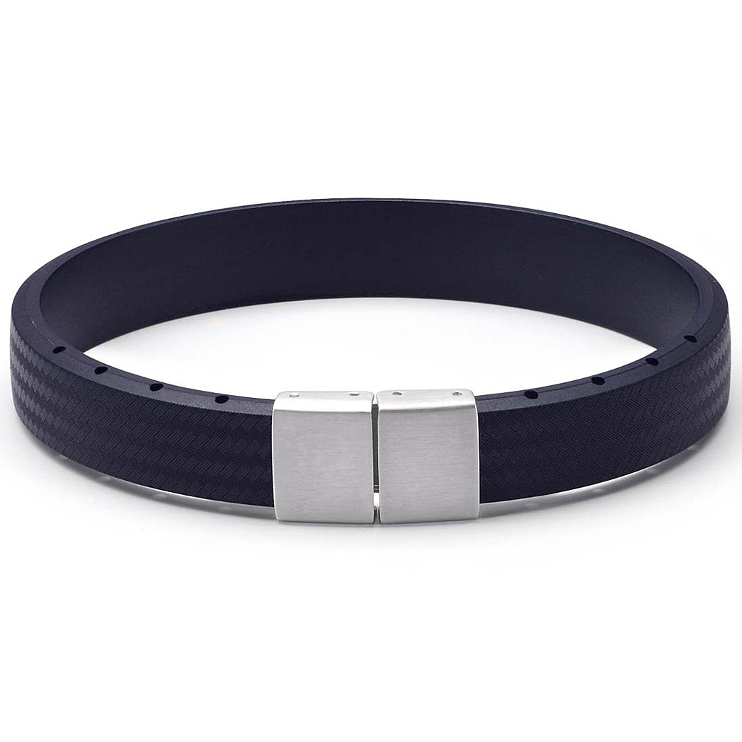 Bonetto Cinturini BON Night Blue Rubber Bracelet-Holben's