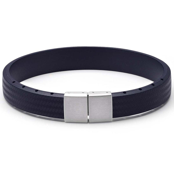 Bonetto Cinturini BON Night Blue Rubber Bracelet-Holben's