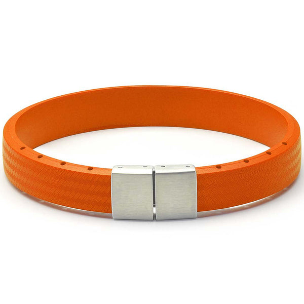 Bonetto Cinturini BON Orange Rubber Bracelet-Holben's Fine Watch Bands