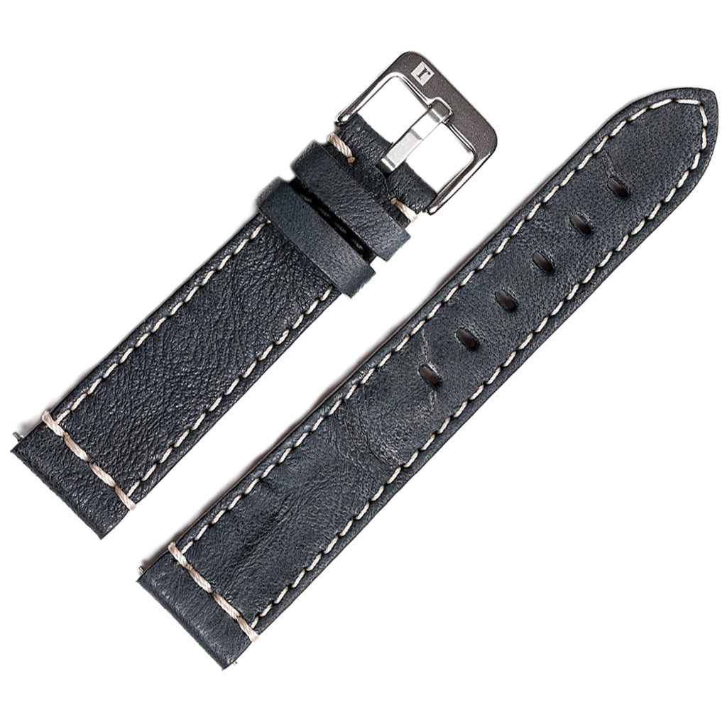 ColaReb Parma Blue Sheepskin Leather Watch Strap - Holben's Fine Watch Bands