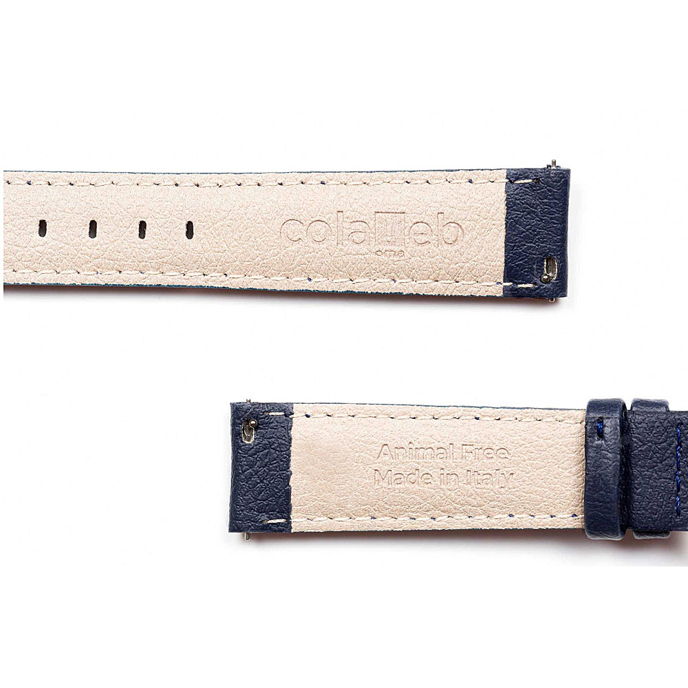 ColaReb Strapple Dark Blue Apple Skin Vegan Watch Strap - Holben's Fine Watch Bands