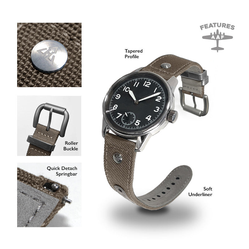 Haveston Service Series AAF Earth-613 Watch Strap | Holben's