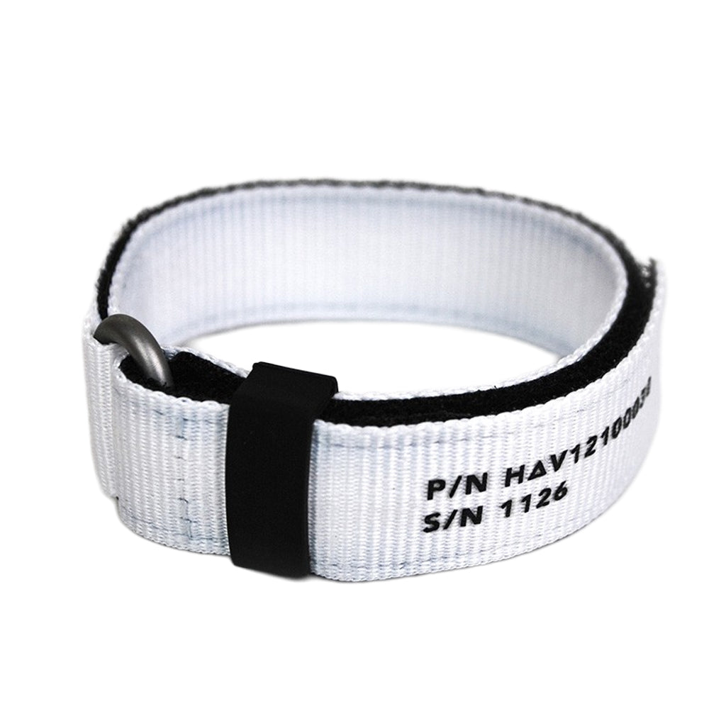 Haveston IVA Beta White Hook Loop Watch Strap - Holben's Fine Watch Bands