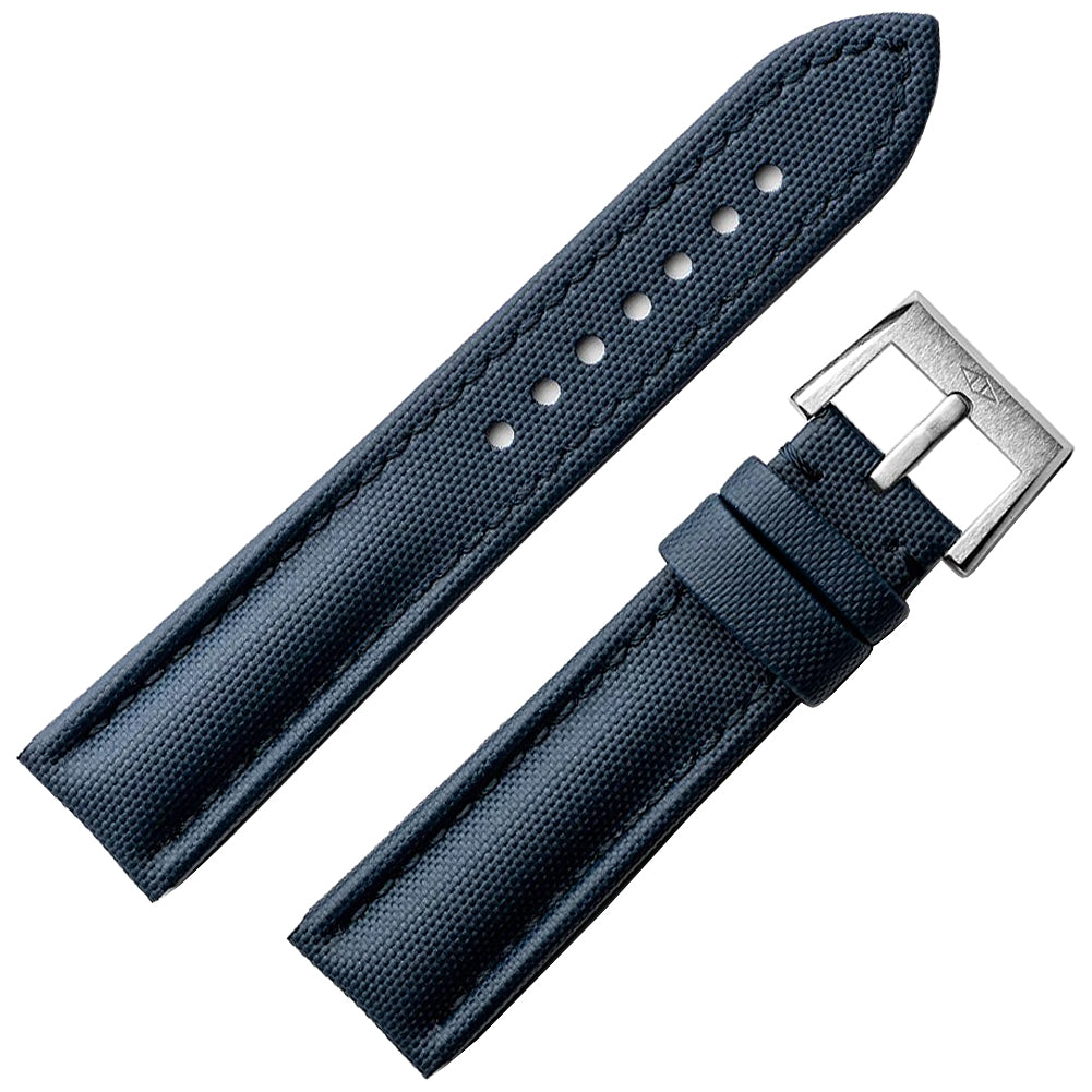 Artem Classic Sailcloth Navy Blue Watch Strap | Holben's