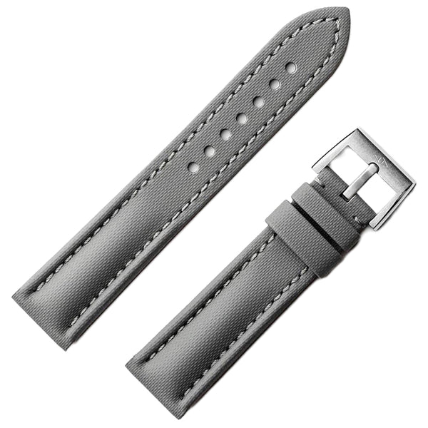 Artem Classic Sailcloth Grey Watch Strap | Holben