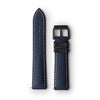 Artem HydroFlex Sailcloth FKM Rubber Blue White Stitch Watch Strap | Holben's