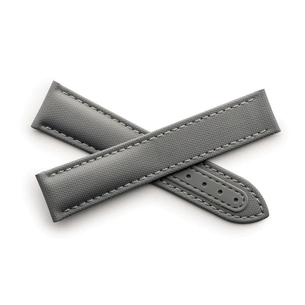 Artem Loop-Less Sailcloth Grey Watch Strap | Holben's