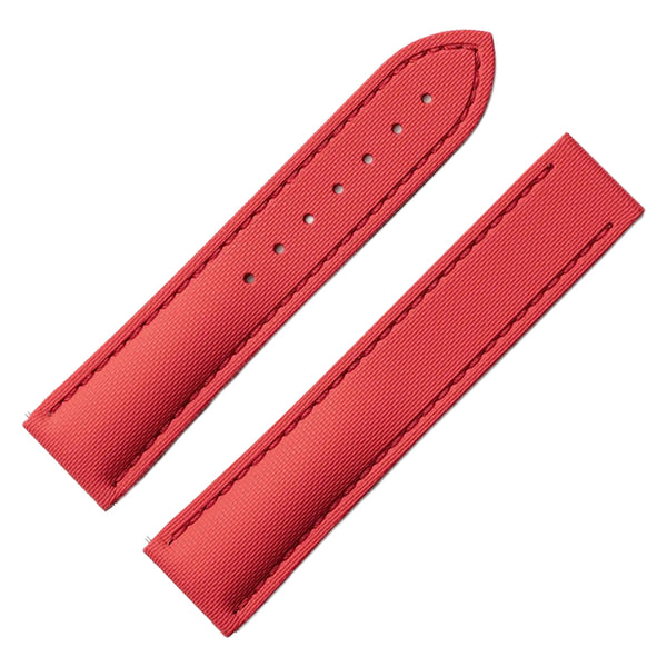 Artem Loop-Less HydroFlex Blood Moon Red Sailcloth Watch Strap | Holben's