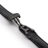 Artem Loop-Less HydroFlex Dark Matter Black Sailcloth Watch Strap | Holbens