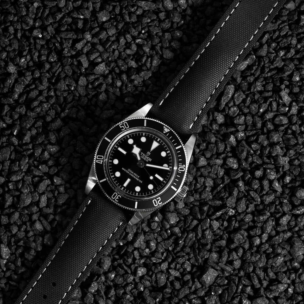 Artem Loop-Less HydroFlex Event Horizon Sailcloth Watch Strap | Holben's