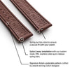 Artem Loop-Less HydroFlex Sailcloth Watch Strap - Vulcan Clay