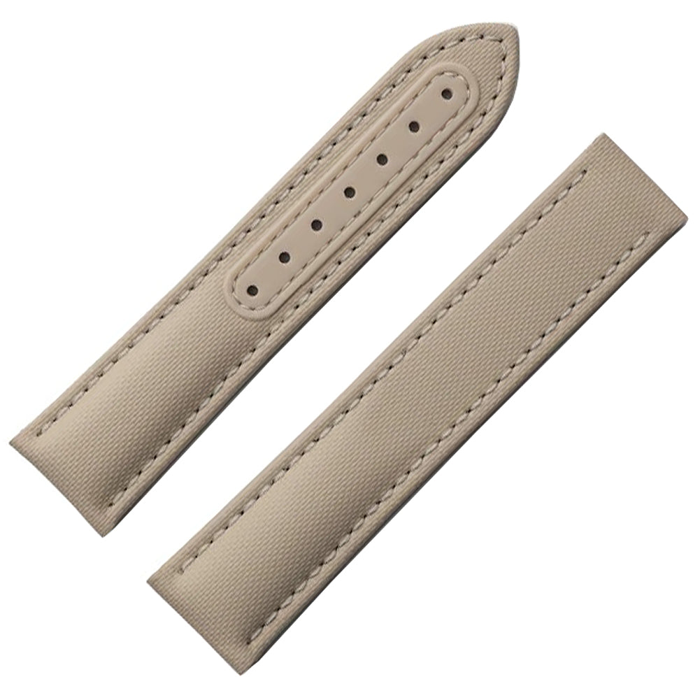 Artem Loop-Less Sailcloth Sand Beige Watch Strap | Holben's