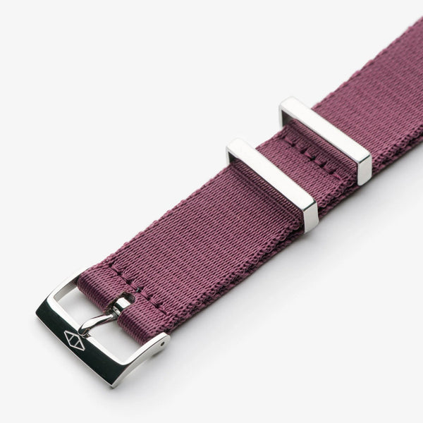 Artem Nylon Military G10 Watch Strap Burgundy - Holben's