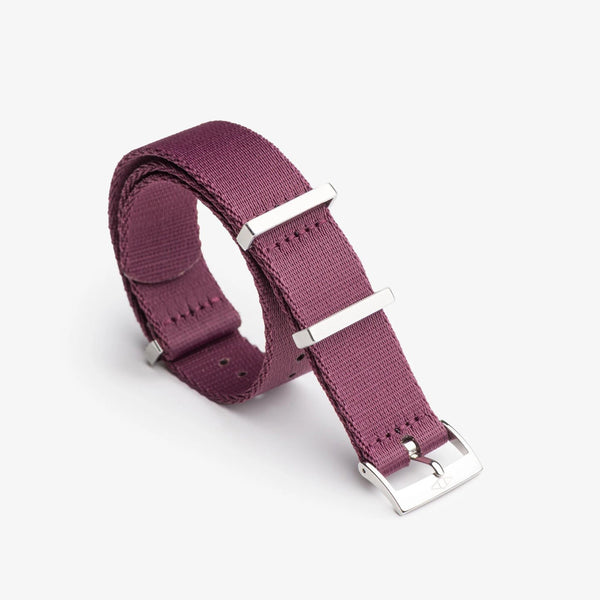 Artem Nylon Military G10 Watch Strap Burgundy - Holben's