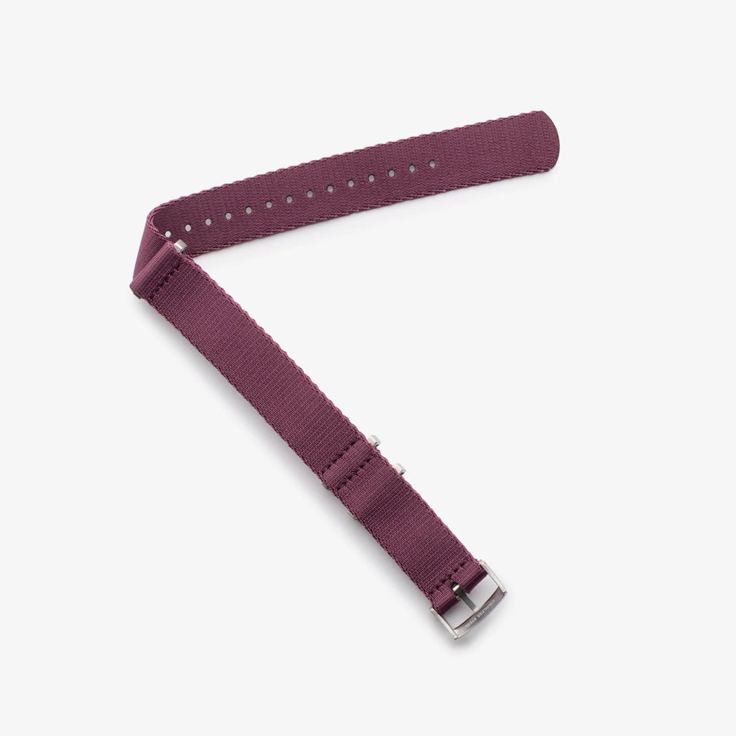 Artem Nylon Military G10 Watch Strap Burgundy - Holben's
