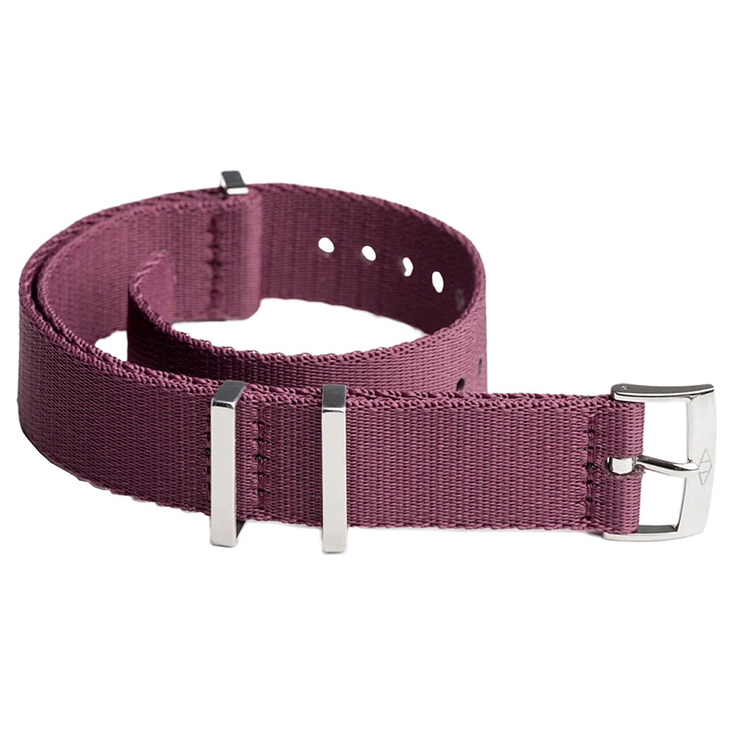 Artem Nylon Military G10 Watch Strap Burgundy - Holben's