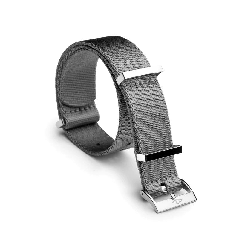 Artem Nylon Military G10 Watch Strap Grey - Holben's
