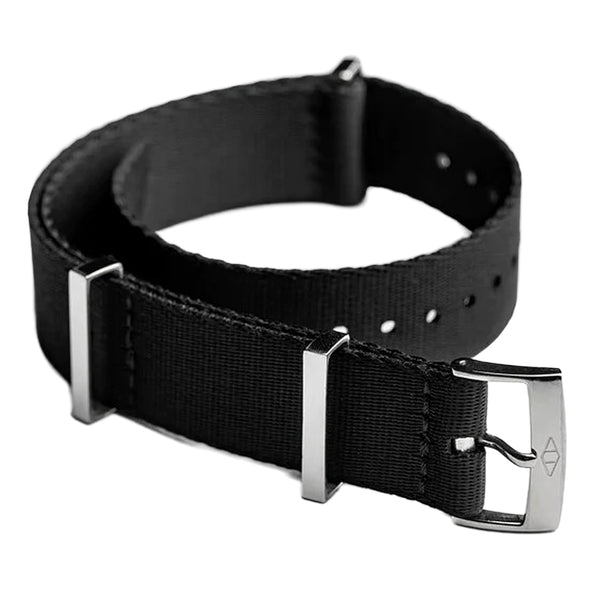 Artem NATO Black Nylon Watch Strap | Holben's