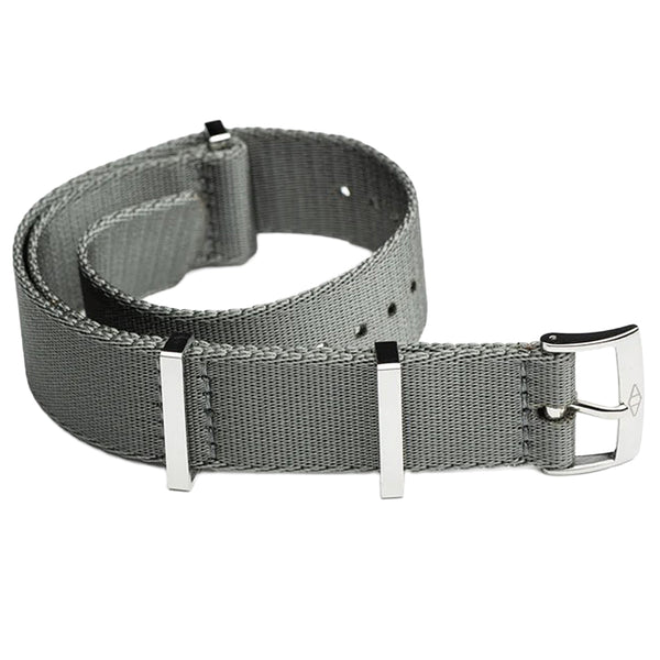 Artem NATO Grey Nylon Watch Strap | Holben's