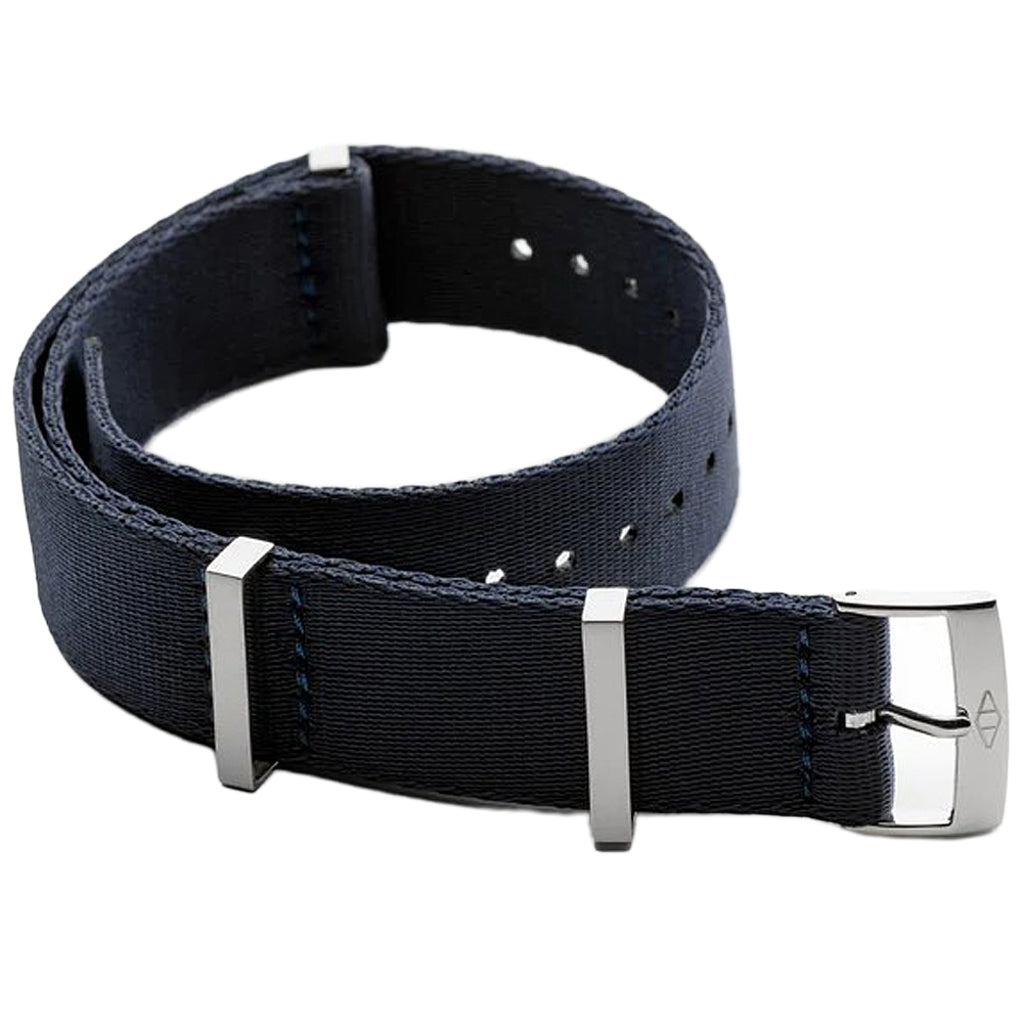 Artem NATO Navy Blue Nylon Watch Strap | Holben's