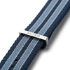 Artem Nylon Military G10 Watch Strap Summer Blue - Holben's
