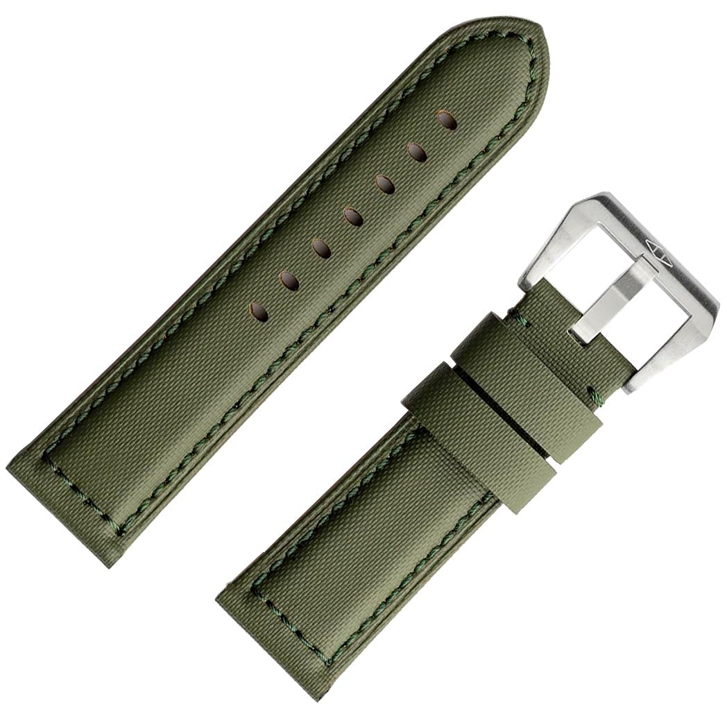 Artem PAM Style Sailcloth Green Watch Strap | Holben's