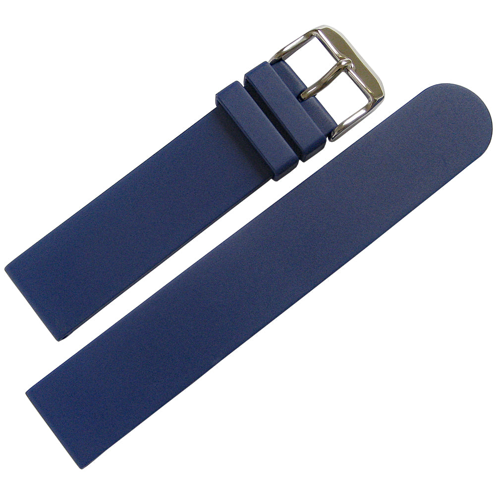 Bonetto Cinturini Rubber Watch Strap 270 Blue-Holben's Fine Watch Bands