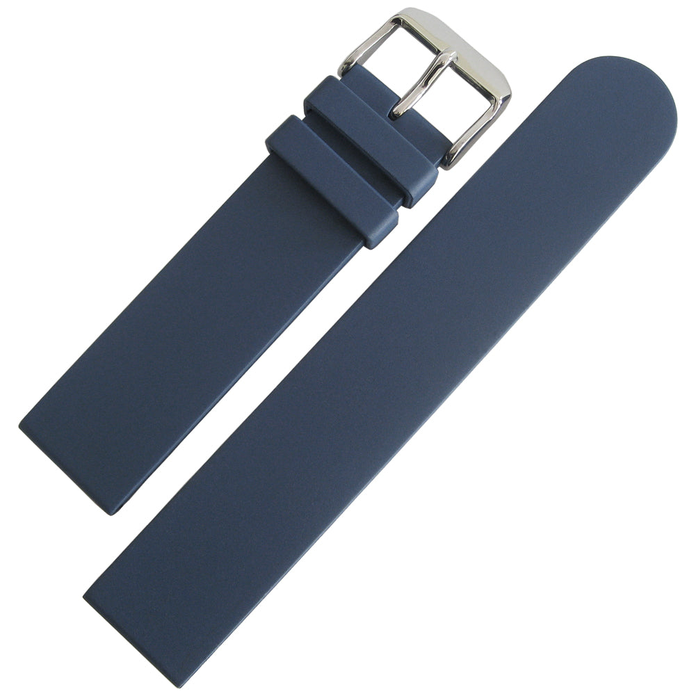 Bonetto Cinturini Rubber Watch Strap 270 Blue-Holben's Fine Watch Bands