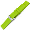 Bonetto Cinturini 270 Verde 374 Rubber Watch Strap - Holben's Fine Watch Bands