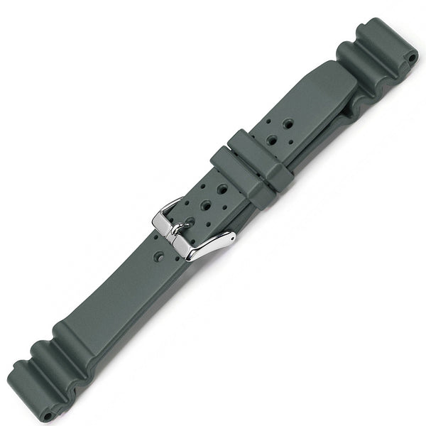 Bonetto Cinturini 285 Pearl Grey NBR Rubber Watch Strap | Holben's