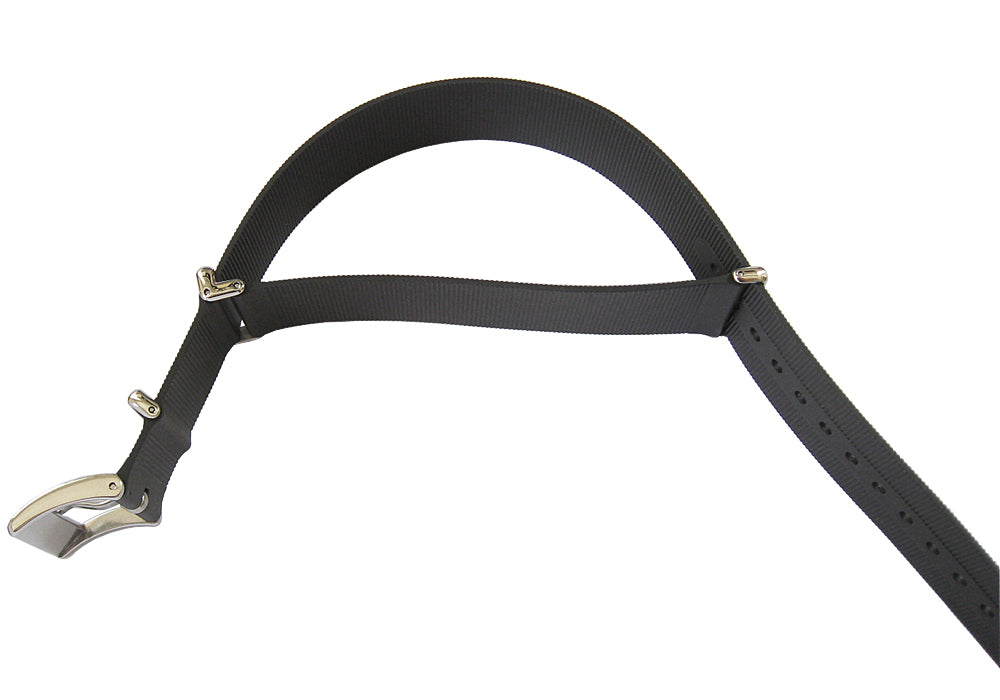 Bonetto Cinturini 328 Black Rubber Watch Strap - Holben's