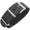 Bonetto Cinturini 328 Black Rubber Watch Strap - Holben's