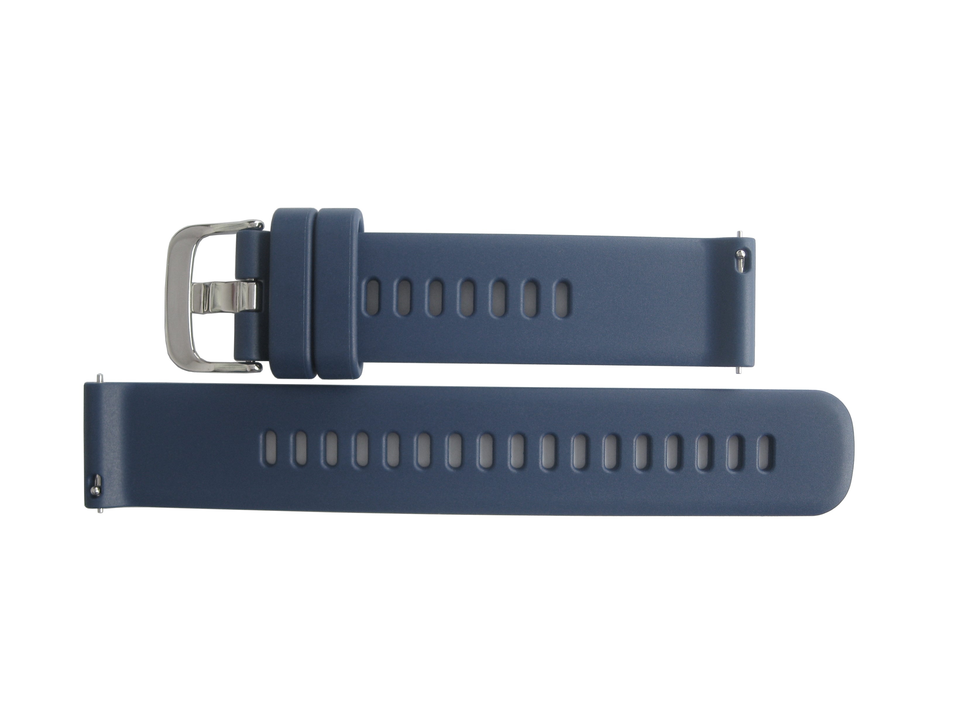 Bonetto Cinturini 330 Blue 294 Rubber Quick Release Watch Strap | Holbens