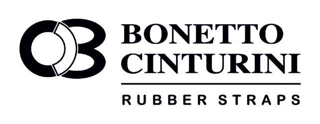 Bonetto Cinturini 307 Black Rubber Watch Strap | Holben's