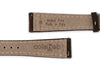 ColaReb Alcantara Vegan Leather Watch Strap Brown - Holben's
