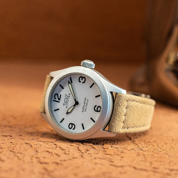 ColaReb Alcantara Vegan Leather Watch Strap Sand - Holben's