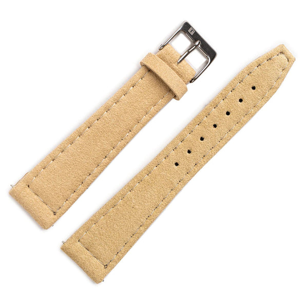 ColaReb Alcantara Vegan Leather Watch Strap Sand - Holben's