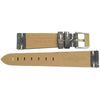 ColaReb Firenze Grey Leather Watch Strap - Holben's Fine Watch Bands