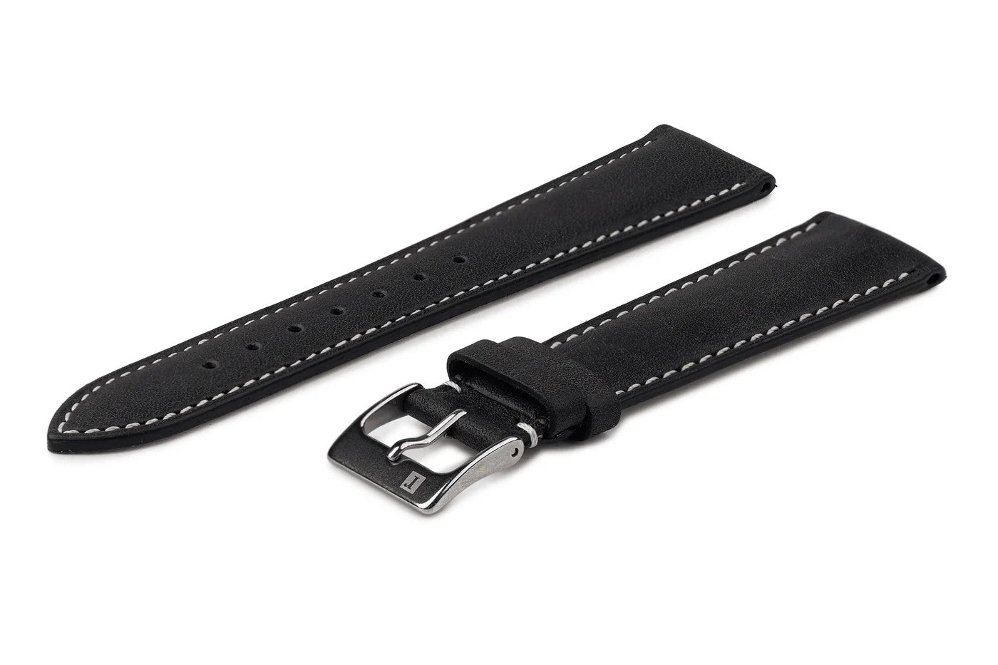 ColaReb Leonardo Leather Watch Strap Black - Holben's