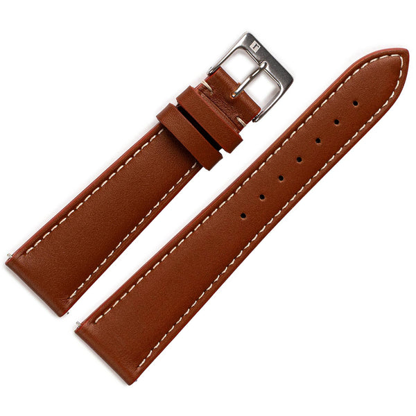 ColaReb Leonardo Leather Watch Strap Brown - Holben's