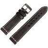 ColaReb Parma Black Sheepskin Leather Watch Strap - Holben's Fine Watch Bands