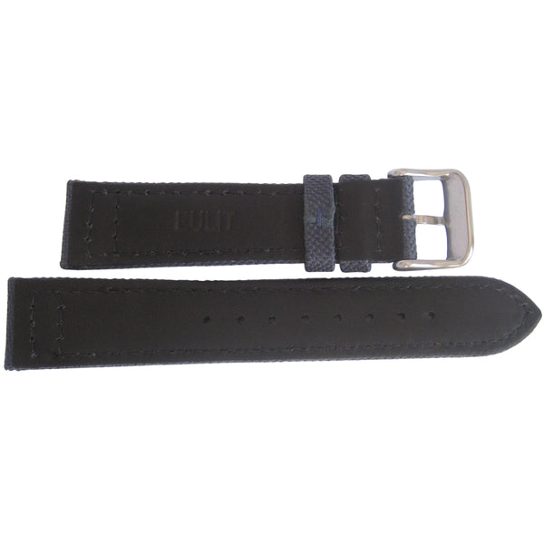 EULIT Canvas Blue Watch Strap - Holben's Fine Watch Bands