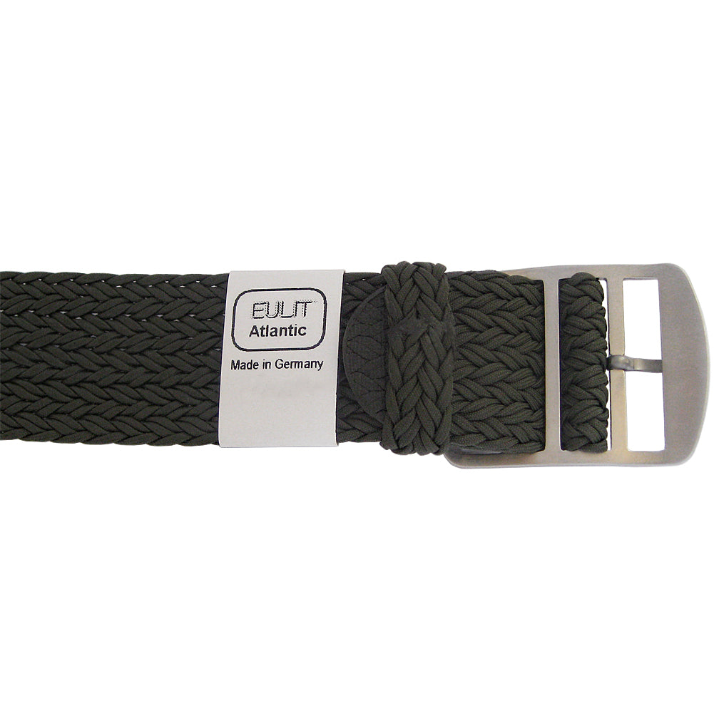 EULIT Perlon  Atlantic Green Watch Strap - Holben's Fine Watch Bands