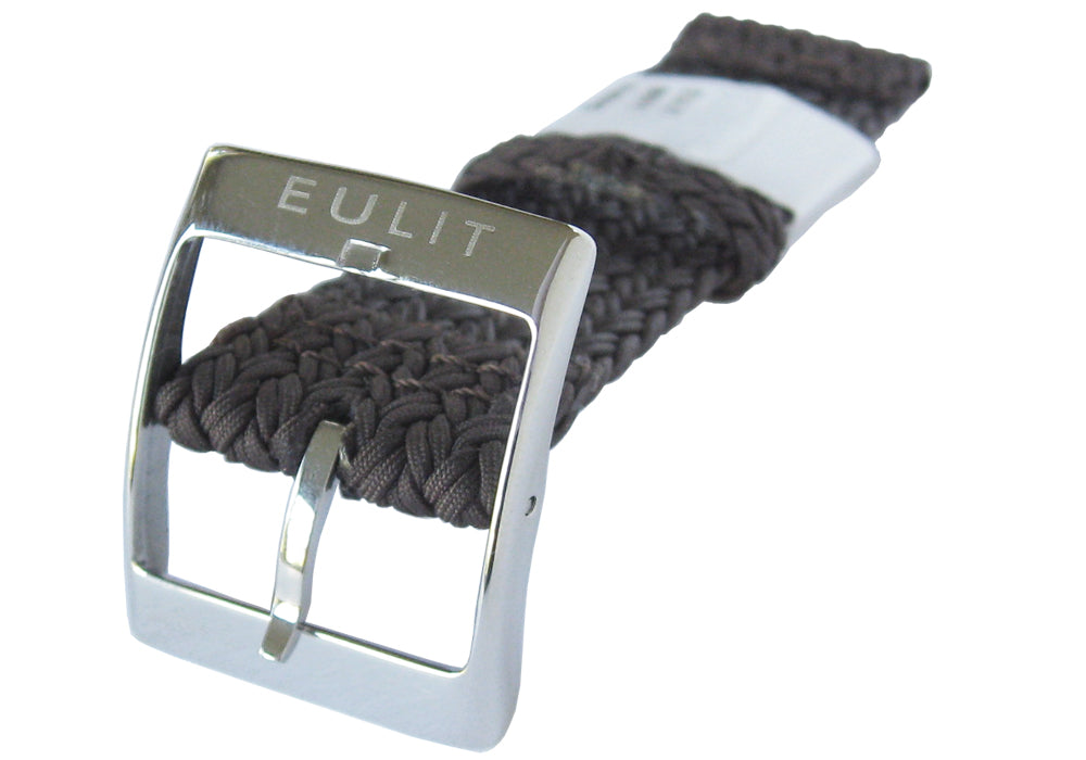 EULIT Perlon Palma Pacific Brown Watch Strap - Holben's Fine Watch Bands