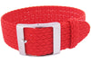 EULIT Perlon Palma Red Watch Strap - Holben's Fine Watch Bands