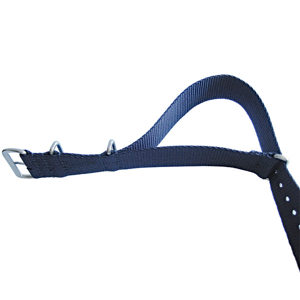 Fluco Military G10 Nylon Watch Strap Blue - Holben's