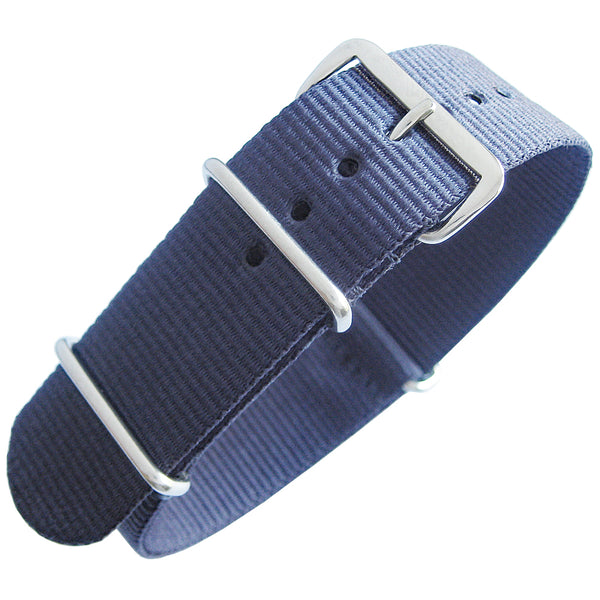 Fluco Military G10 Nylon Watch Strap Blue - Holben's